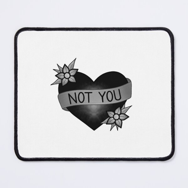 Item preview, ‘Not You’ Black Heart designed and sold by pretttyodd.