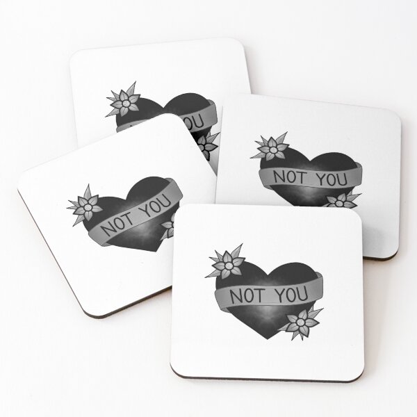 Item preview, ‘Not You’ Black Heart designed and sold by pretttyodd.