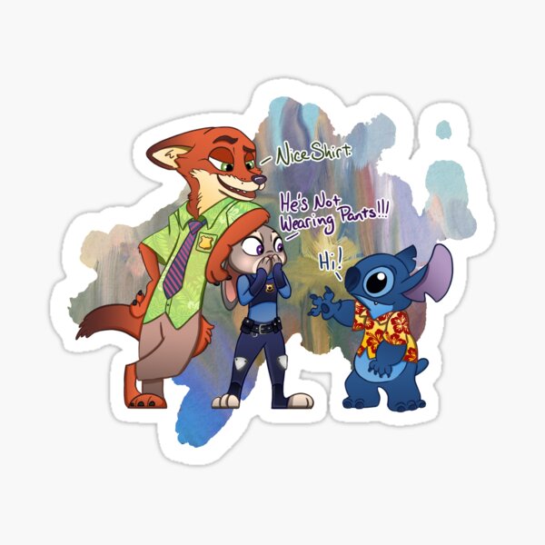 Stitch Sticker by Jeremy Johan - Fine Art America