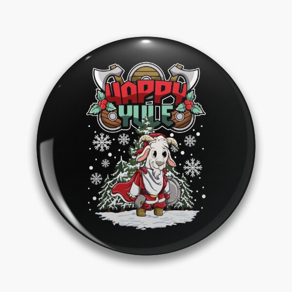Item preview, Happy Yule - Viking Christmas - Goat designed and sold by anziehend.