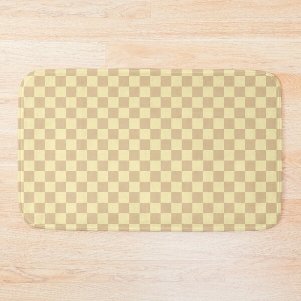 Item preview, light cream beige checkered pattern designed and sold by Pattern Girl.