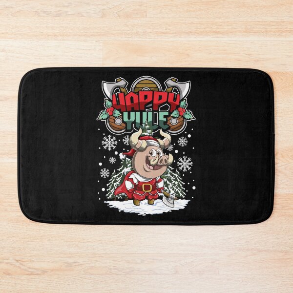 Item preview, Happy Yule - Viking Christmas - Wild Boar designed and sold by anziehend.