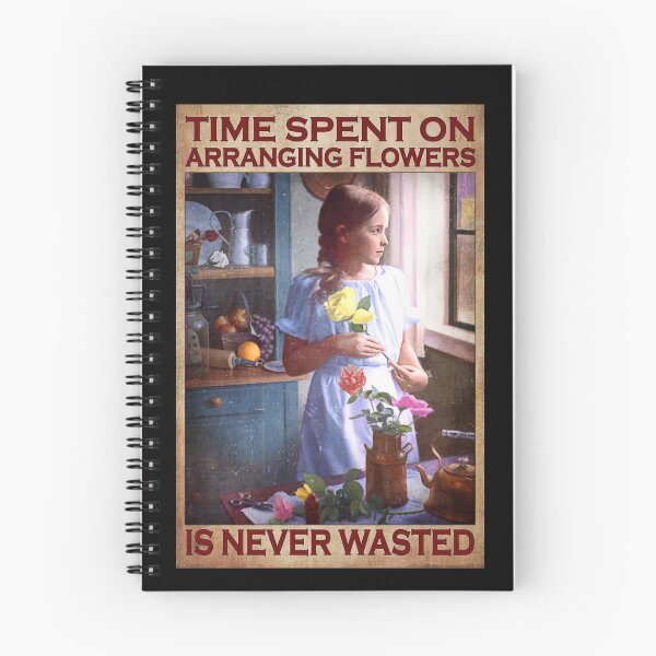 Item preview, Time Spent On Arranging Flowers Is Never Wasted - Girl Flower Looking out the window designed and sold by SockaArt1.