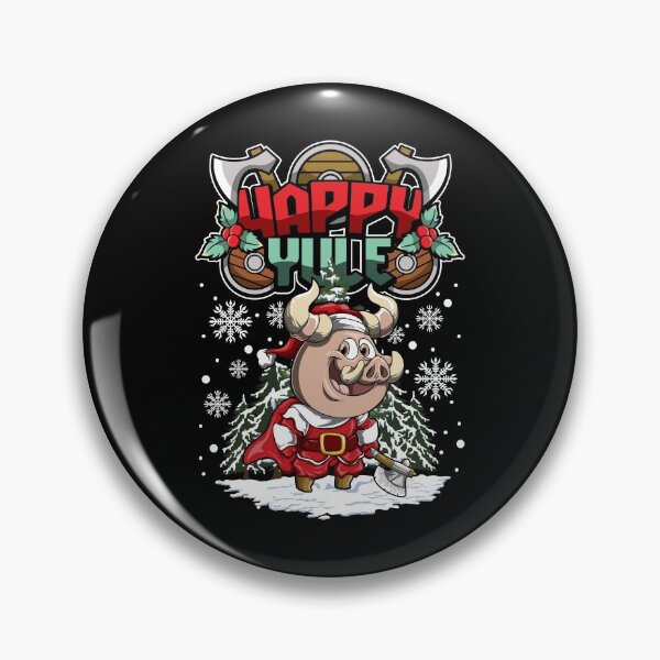 Item preview, Happy Yule - Viking Christmas - Wild Boar designed and sold by anziehend.