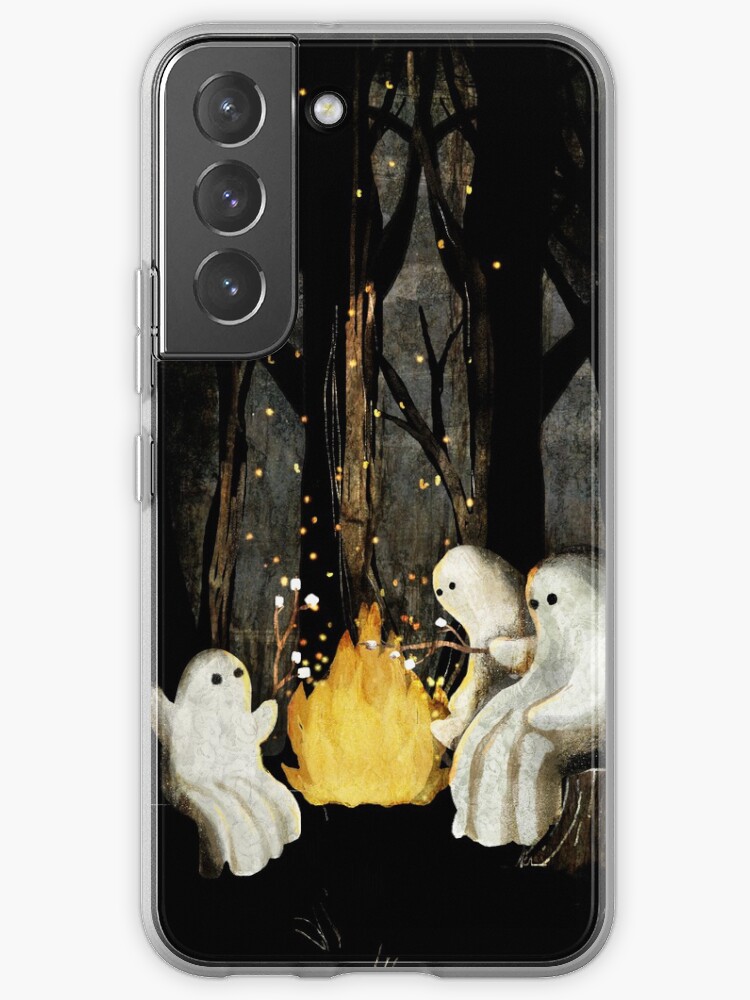 Thumbnail 1 of 4, Samsung Galaxy Phone Case, Marshmallows and ghost stories designed and sold by katherineblower.