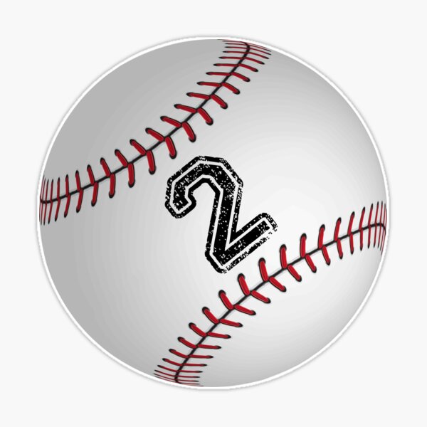 Baseball ball number 21, twenty one  Sticker for Sale by TheCultStuff