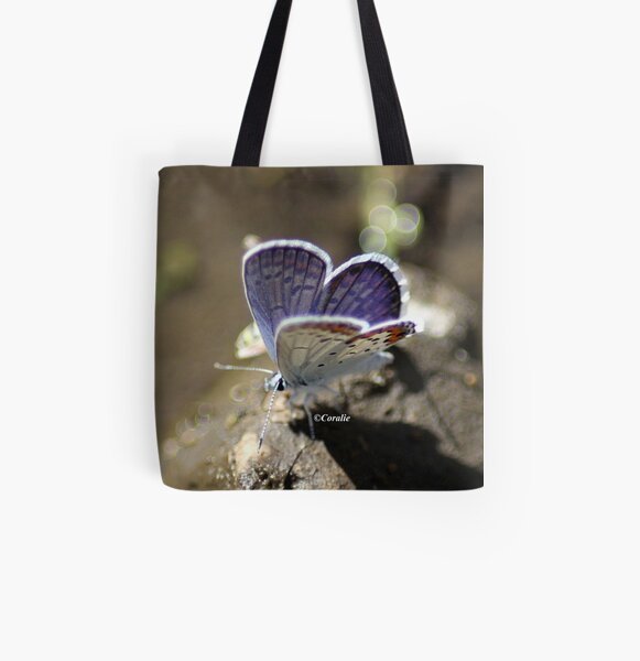 Karner Blue Butterfly All Over Print Tote Bag