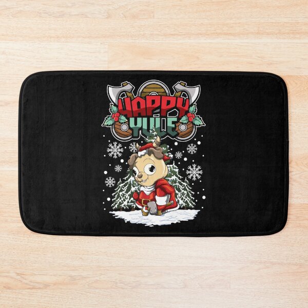 Item preview, Happy Yule - Viking Christmas - Pug Dog designed and sold by anziehend.