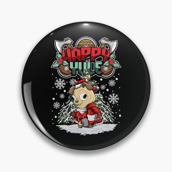 Item preview, Happy Yule - Viking Christmas - Pug Dog designed and sold by anziehend.