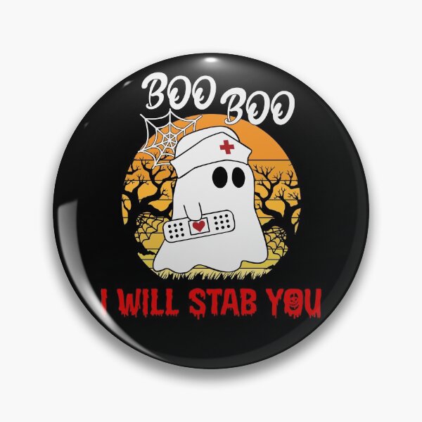 Artikel-Vorschau von Halloween Krankenschwester Boo Boo ich werde dich erstochen, designt und verkauft von Fabvity.
