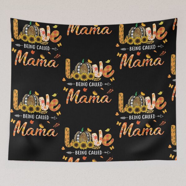 Item preview, Love Being Called Mama Pumpkin Fall Leaves designed and sold by Nguyenvanhai.