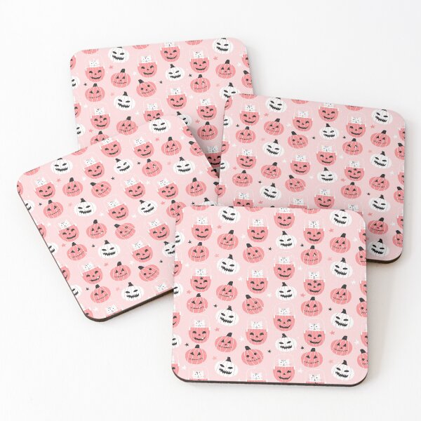 Item preview, White & Pink Kitty Pumpkins designed and sold by LY DESIGN.