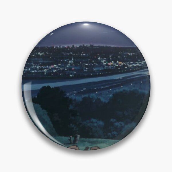 Item preview, Night Anime Landscape watching the Moon Light designed and sold by pompomcherryy.