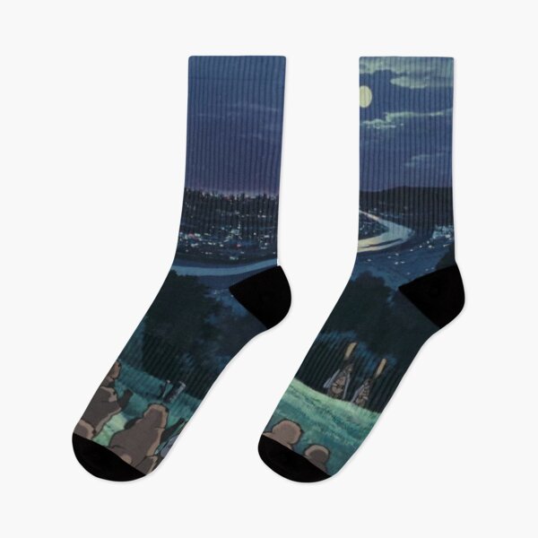 Item preview, Night Anime Landscape watching the Moon Light designed and sold by pompomcherryy.