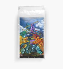 5 of Wands Duvet Cover