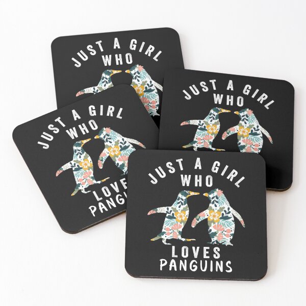 Item preview, Just A Girl Who Loves Penguins designed and sold by AmethystMurad.