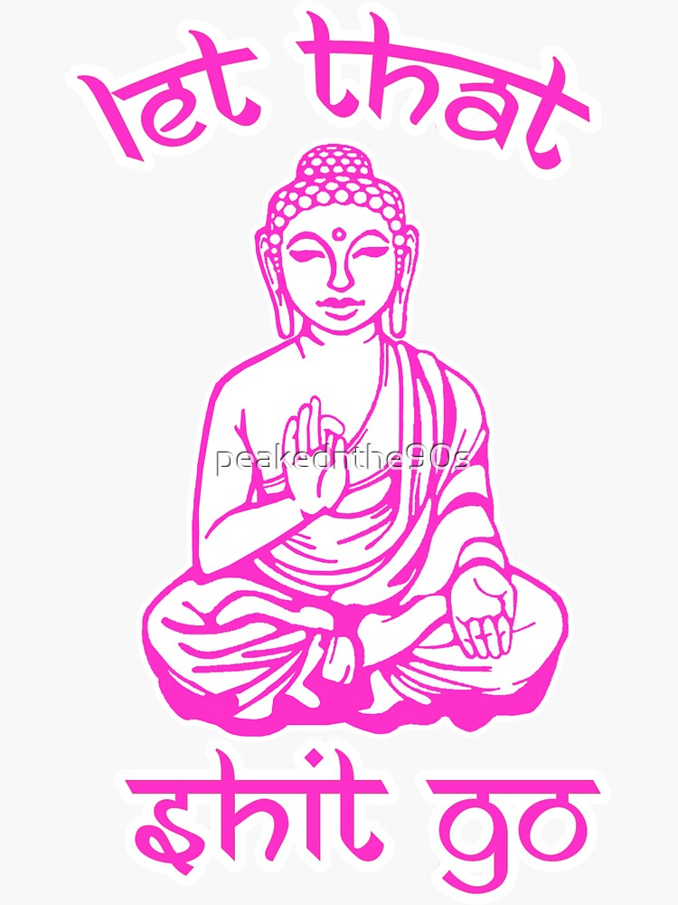 Sticker Tête Bouddha Zen - Magic Stickers