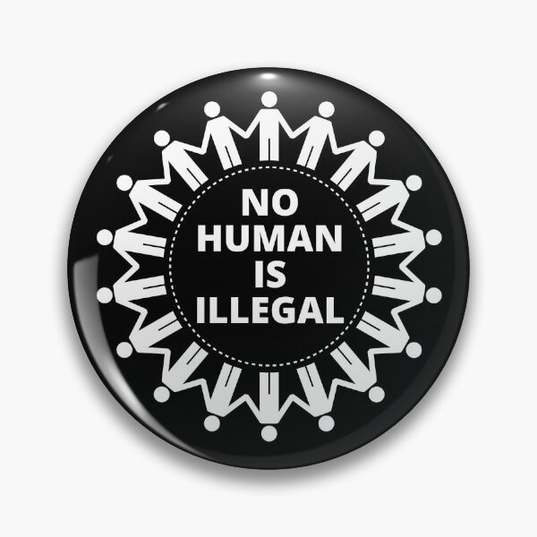 Item preview, No human is illegal on stolen land.  designed and sold by PeteTee.