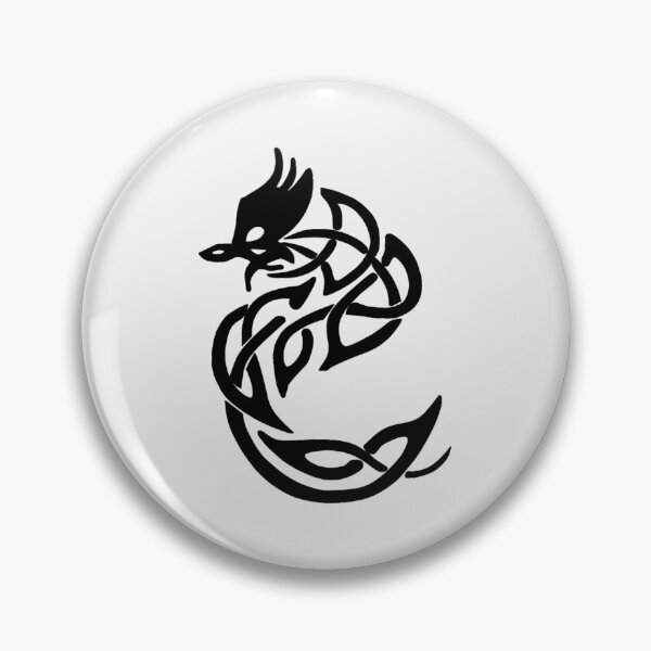 Artikelvorschau, Tattoo-Stil Schwarzer Drache| Perfektes Geschenk | Drachen Tattoo entworfen und verkauft von carorowen.