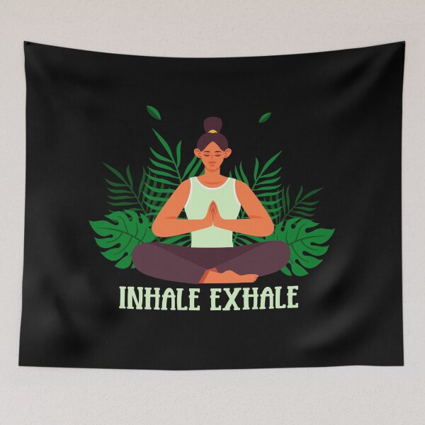 Item preview, Inhale Exhale, Mediteation lovers designed and sold by Salman Hino.