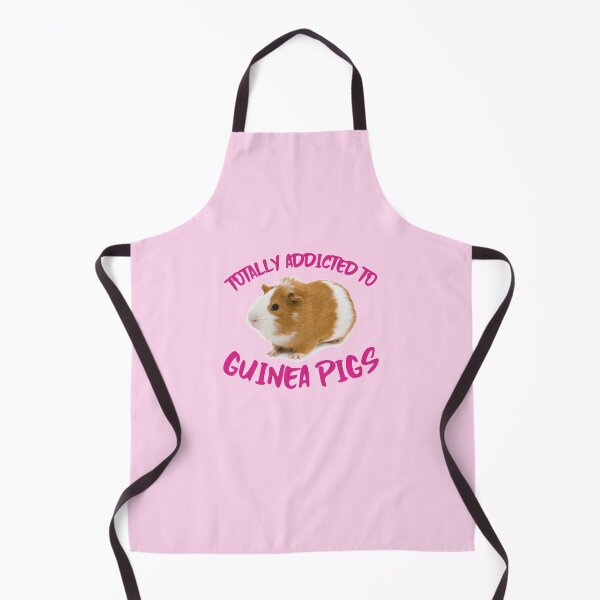 Item preview, Totally Addicted To Guinea Pigs -funny cavy design in pink text designed and sold by katiekendall.