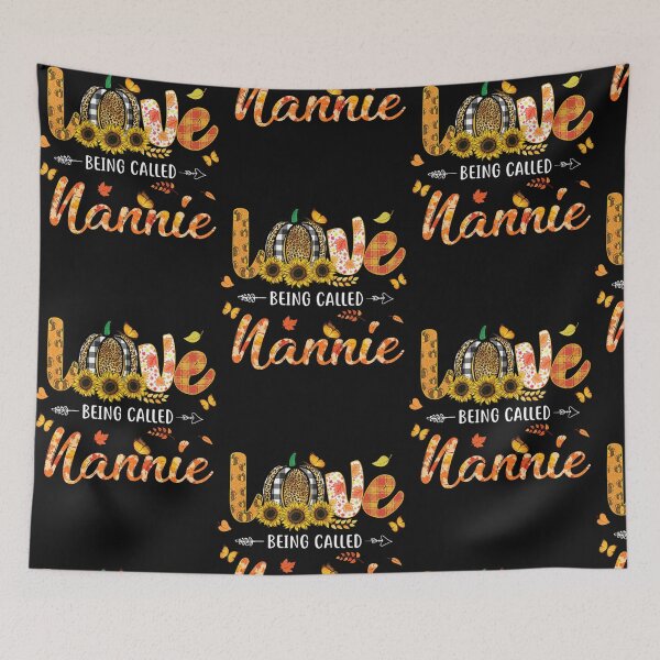 Item preview, Love Being Called Nannie Pumpkin Fall Leaves designed and sold by Nguyenvanhai.
