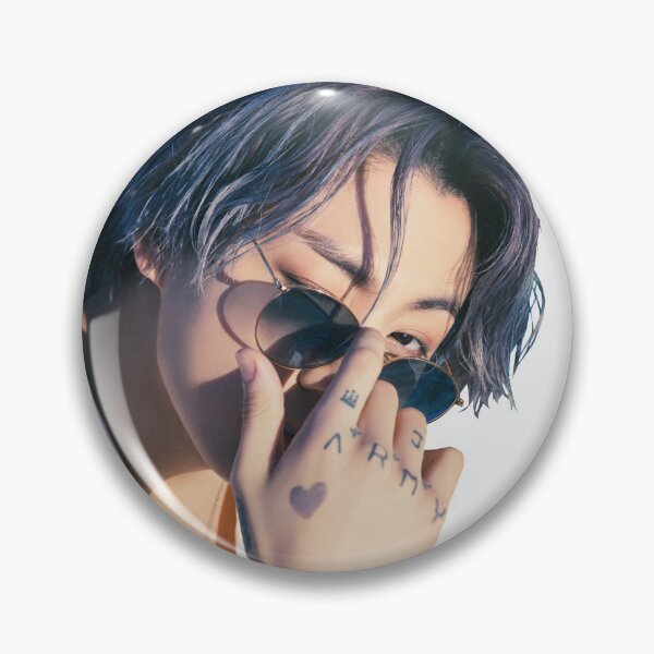 Item preview, BTS Jeon Jungkook Butter Peach Version Sticker designed and sold by di-the-dreamer.