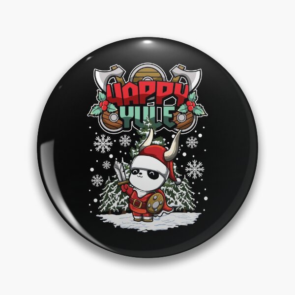 Item preview, Happy Yule - Viking Christmas - Panda designed and sold by anziehend.