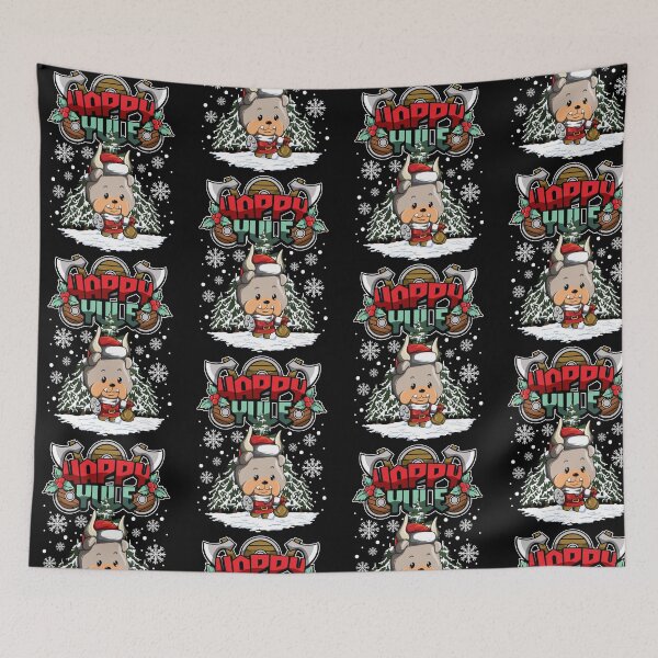 Item preview, Happy Yule - Viking Christmas - Bulldog designed and sold by anziehend.