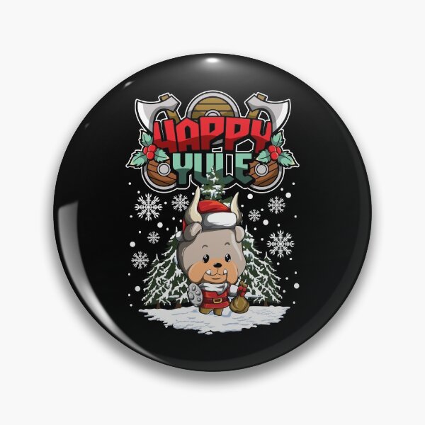 Item preview, Happy Yule - Viking Christmas - Bulldog designed and sold by anziehend.