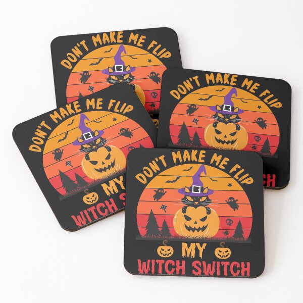 Item preview, Don't Make Me Flip My Witch Switch Cat designed and sold by Fabvity.