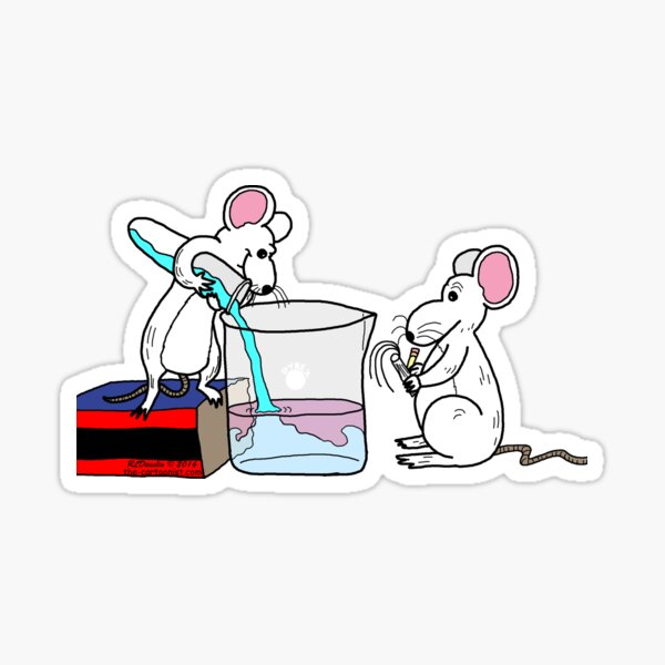 Lab Mice Sticker