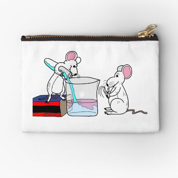 Lab Mice Zipper Pouch
