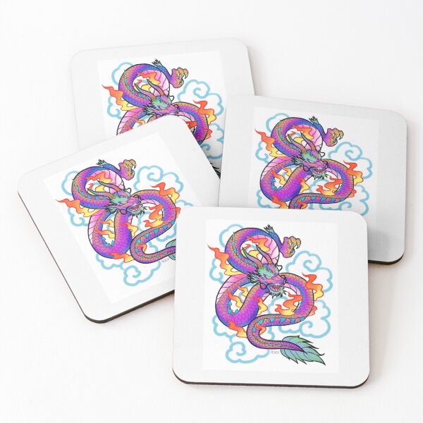 Item preview, Rainbow Dragon | Regalo perfecto | tatuaje de dragón designed and sold by carorowen.