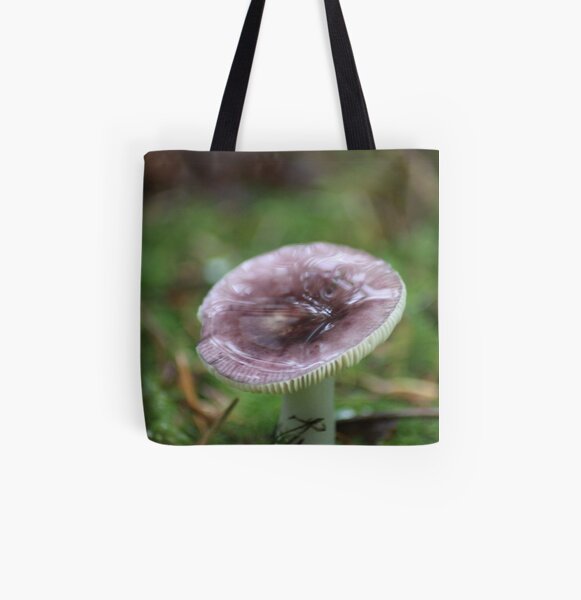 Mushroom Of The Northwest All Over Print Tote Bag