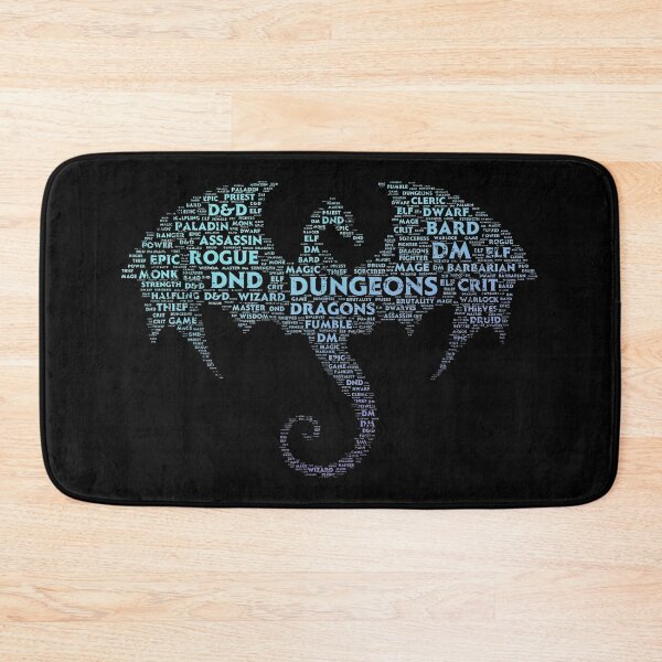 Item preview, Dragon Word Art _ Dungeon Crawler _ RPG DM Gaming designed and sold by PhuongTran909.