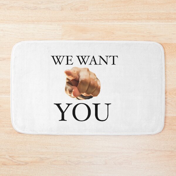 Item preview, We Want You Slogan  designed and sold by Englishmistress.