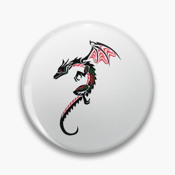 Artikelvorschau, Schwarzer Drache v1| Perfektes Geschenk | Drachen Tattoo entworfen und verkauft von carorowen.