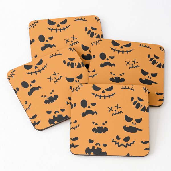 Item preview, Halloween - Jack O Lantern Face Pattern Black designed and sold by WearWolfDesigns.