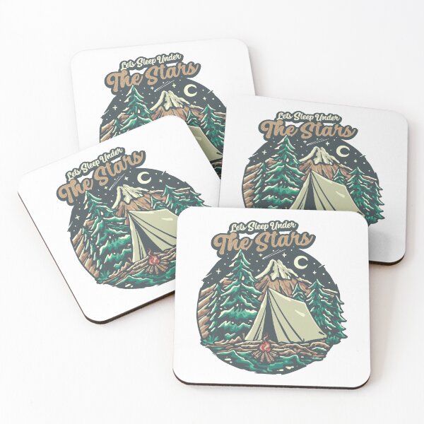 Item preview, Camping Lets Sleep Under The Stars designed and sold by Vector Scout Lab.