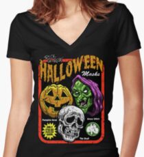 SEASON OF THE WITCH Women's Fitted V-Neck T-Shirt