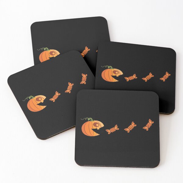 Item preview, Smiling little pumpkin face and sweet Halloween candy illustration designed and sold by yashik.