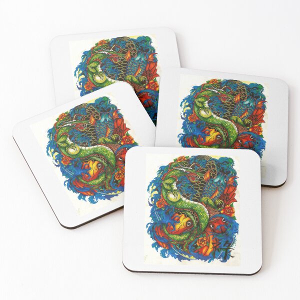 Item preview, Fishing for Dragons| Perfect Gift|dragon tattoo designed and sold by carorowen.
