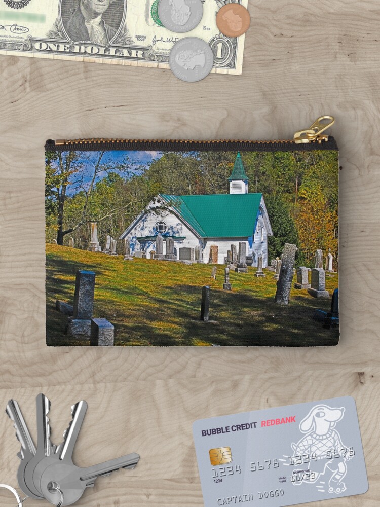 Thumbnail 3 of 4, Zipper Pouch, Mount Olive UMC, Jarvisville West Virginia designed and sold by mtbearded1.