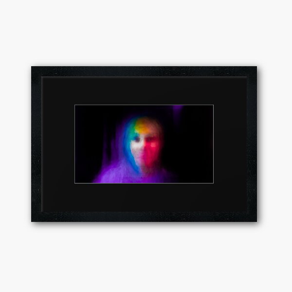 Luminous Faces Framed Art Print