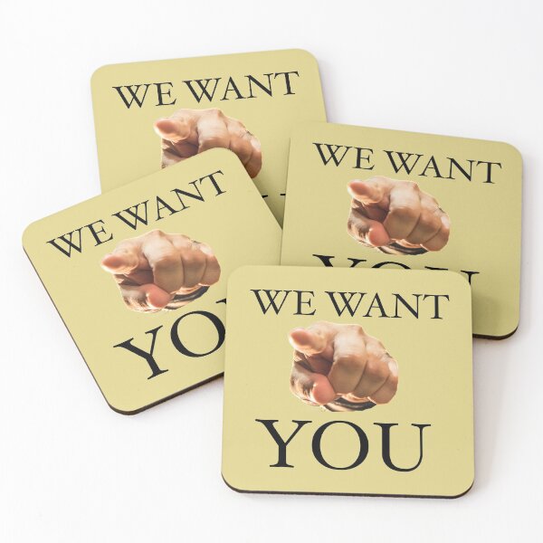 Item preview, We Want You Slogan  designed and sold by Englishmistress.