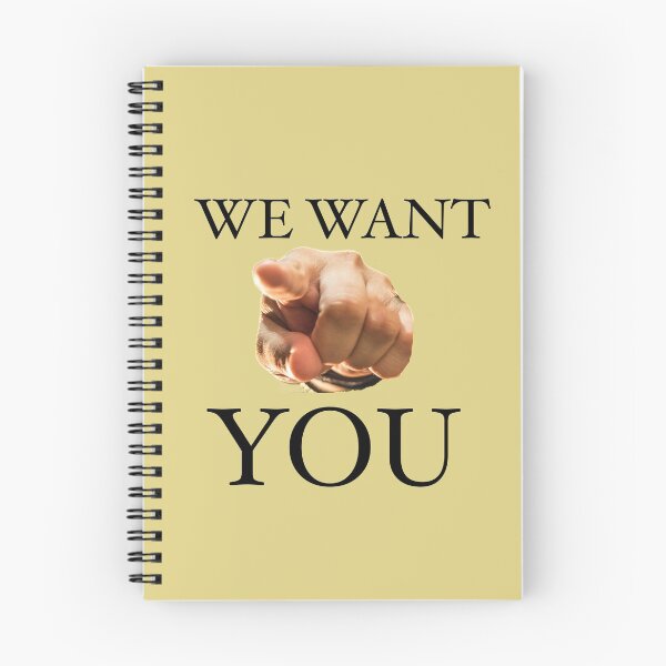 Item preview, We Want You Slogan  designed and sold by Englishmistress.