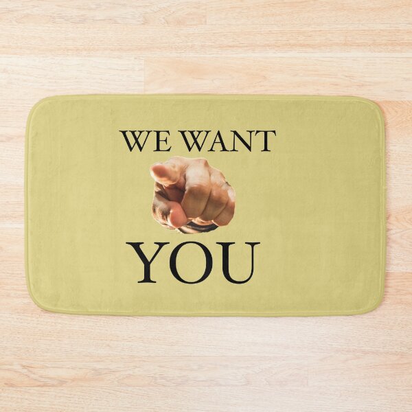 Item preview, We Want You Slogan  designed and sold by Englishmistress.