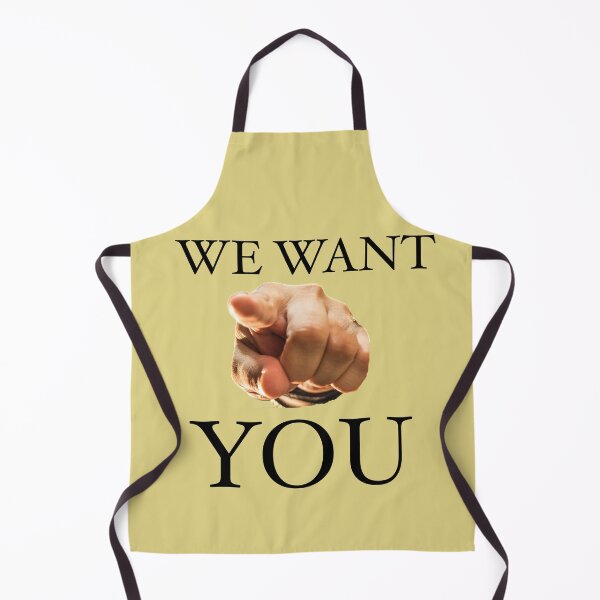 Item preview, We Want You Slogan designed and sold by Englishmistress.
