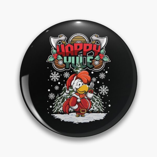 Item preview, Happy Yule - Viking Christmas - Chicken designed and sold by anziehend.